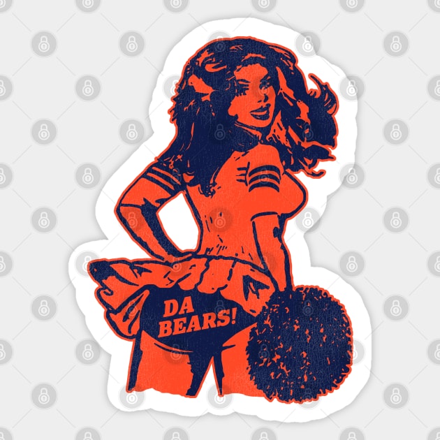 Chicago Cheerleader Sticker by darklordpug